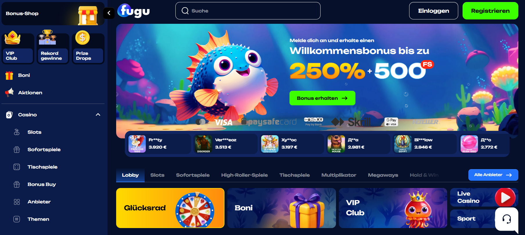 Stärken und Schwächen von Fugu Casino für Spieler Stärken und Schwächen von Fugu Casino